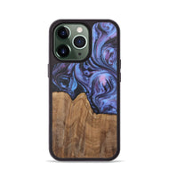 iPhone 13 Pro Wood Phone Case - Maci (Purple, 724823)