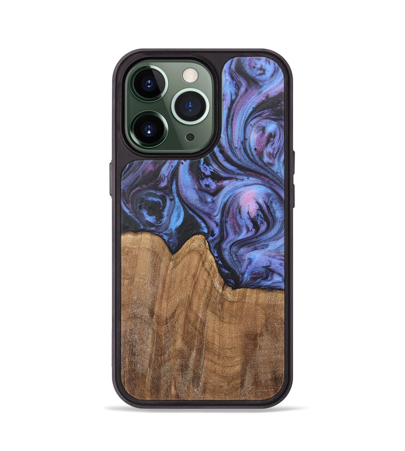 iPhone 13 Pro Wood Phone Case - Maci (Purple, 724823)