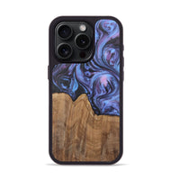 iPhone 15 Pro Wood Phone Case - Maci (Purple, 724823)