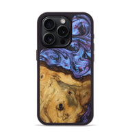 iPhone 15 Pro Wood Phone Case - Clay (Purple, 724825)