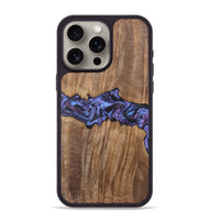 iPhone 15 Pro Max Wood Phone Case - Jolene (Purple, 724826)