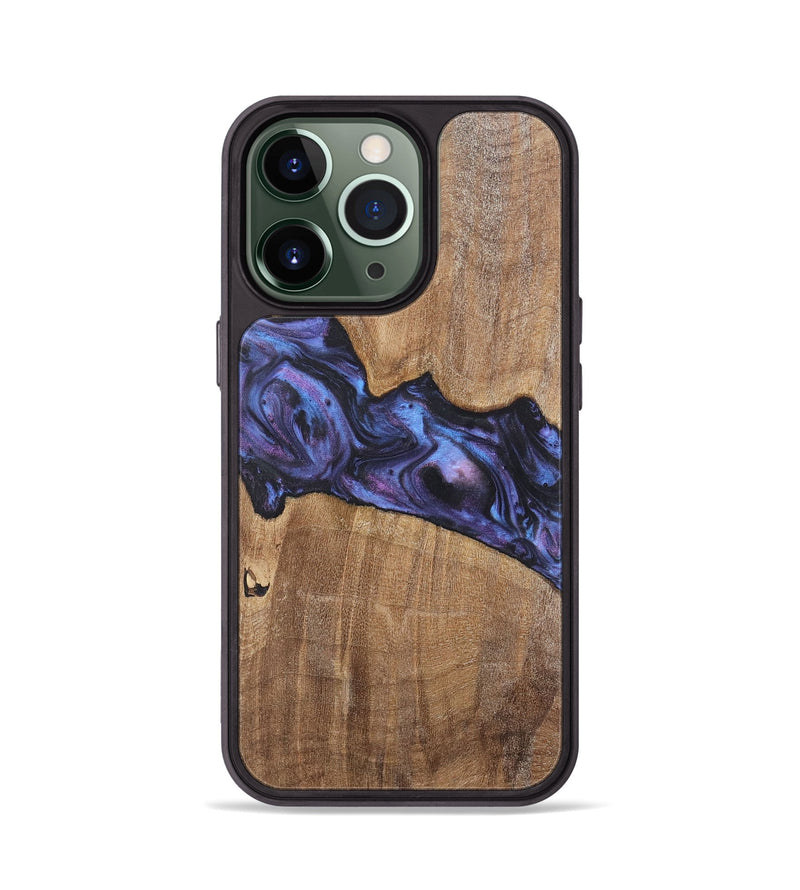 iPhone 13 Pro Wood Phone Case - Madelyn (Purple, 724827)