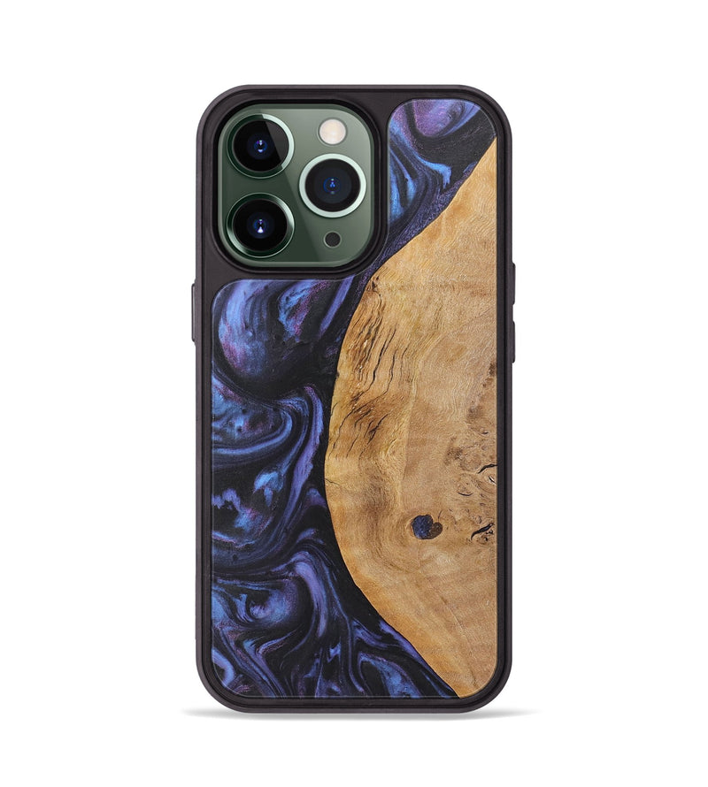 iPhone 13 Pro Wood Phone Case - Wallace (Purple, 724829)