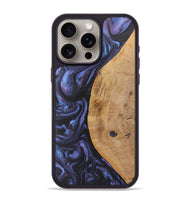 iPhone 15 Pro Max Wood Phone Case - Wallace (Purple, 724829)