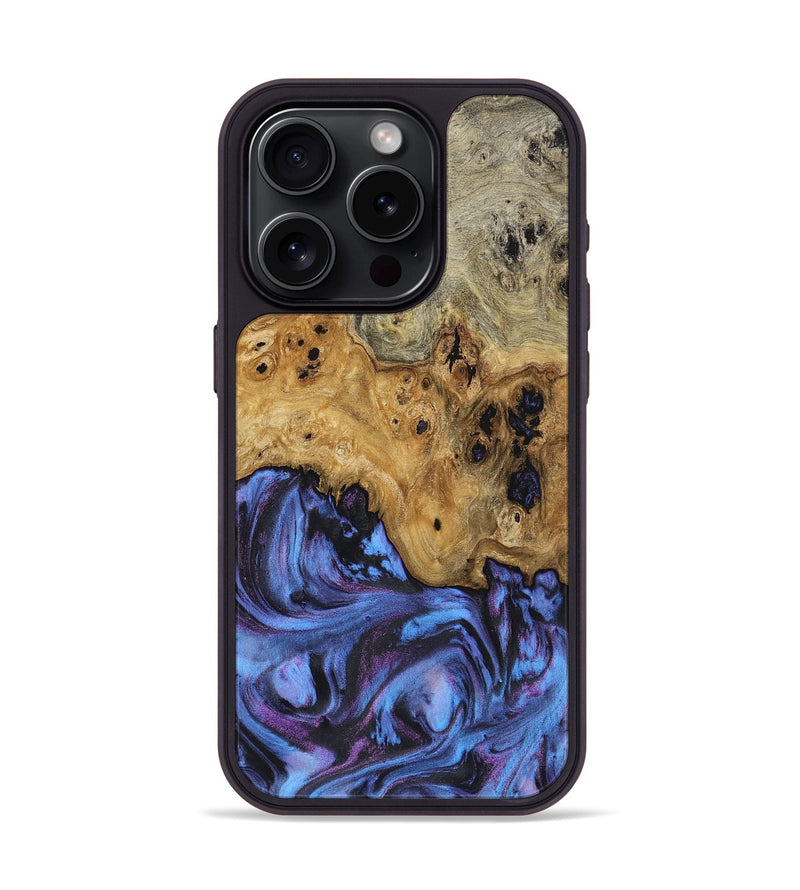 iPhone 15 Pro Wood Phone Case - Patty (Purple, 724830)