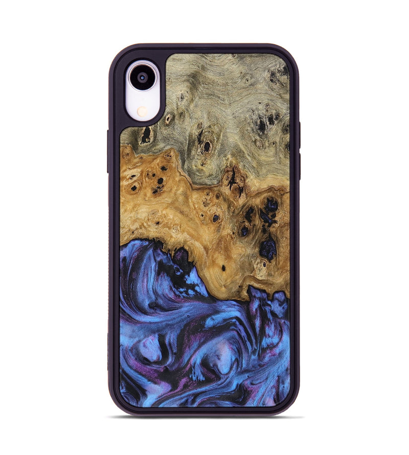 iPhone Xr Wood Phone Case - Patty (Purple, 724830)