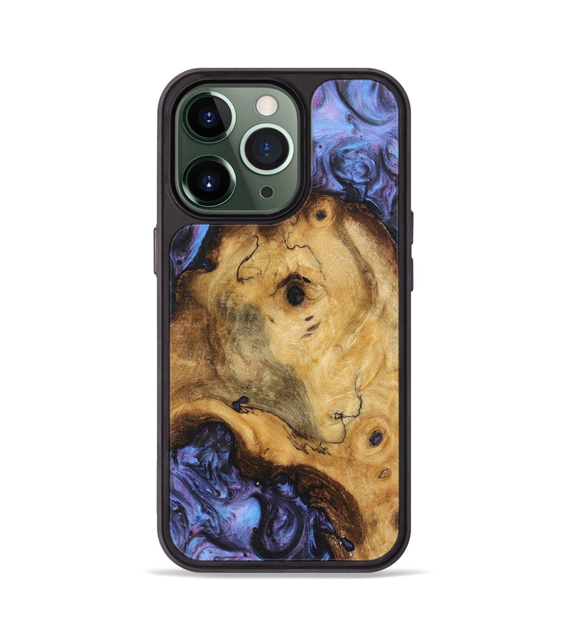 iPhone 13 Pro Wood Phone Case - Chloe (Purple, 724831)