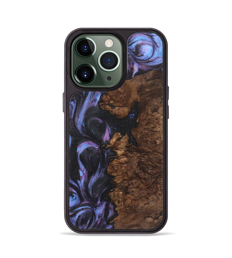 iPhone 13 Pro Wood Phone Case - Addisyn (Purple, 724832)