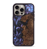 iPhone 15 Pro Max Wood Phone Case - Addisyn (Purple, 724832)