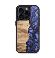 iPhone 15 Pro Wood Phone Case - Zion (Purple, 724833)