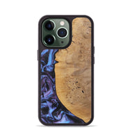 iPhone 13 Pro Wood Phone Case - Alina (Purple, 724836)