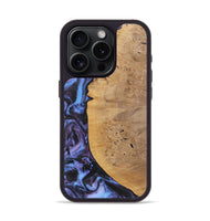 iPhone 15 Pro Wood Phone Case - Alina (Purple, 724836)