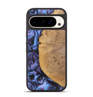 Pixel 9 Wood Phone Case - Alina (Purple, 724836)