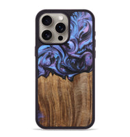 iPhone 15 Pro Max Wood Phone Case - Fernanda (Purple, 724837)