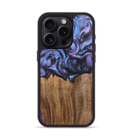 iPhone 15 Pro Wood Phone Case - Fernanda (Purple, 724837)