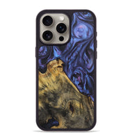 iPhone 15 Pro Max Wood Phone Case - Reginald (Purple, 724838)