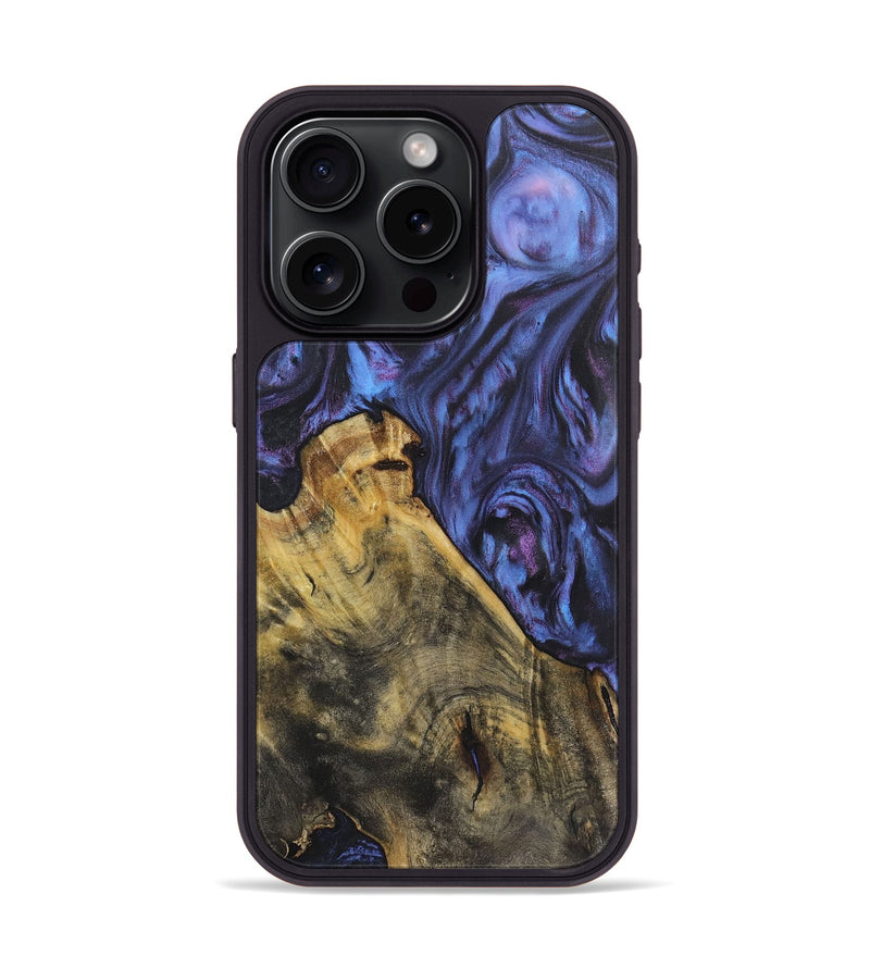 iPhone 15 Pro Wood Phone Case - Reginald (Purple, 724838)