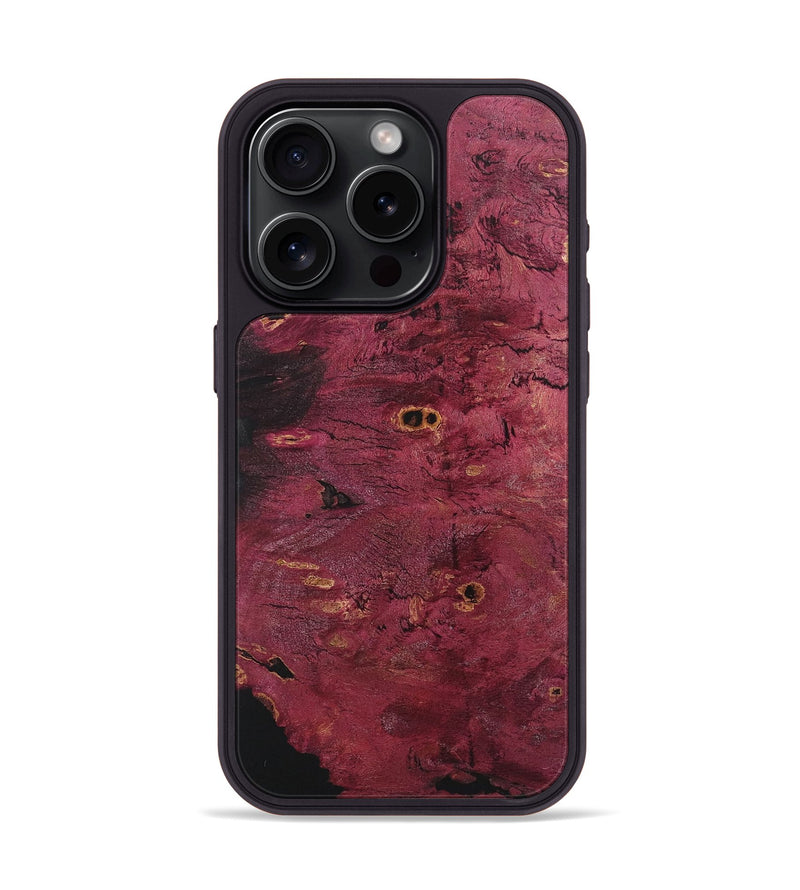 iPhone 15 Pro Wood Phone Case - Kaitlin (Wood Burl, 724841)