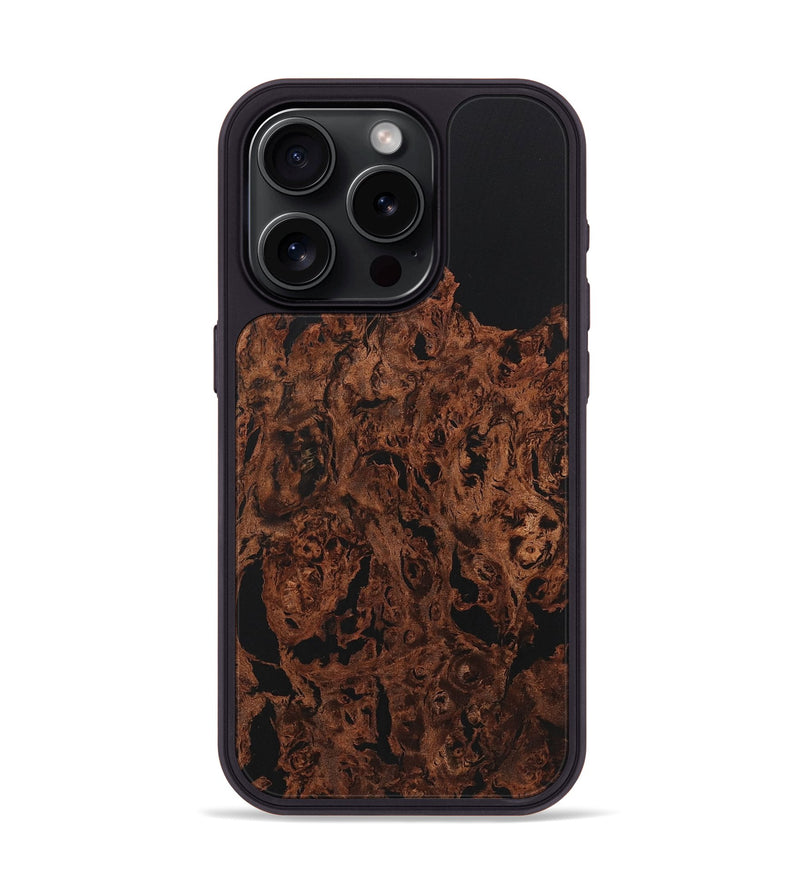 iPhone 15 Pro Wood Phone Case - Pearl (Wood Burl, 724850)