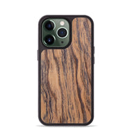 iPhone 13 Pro Wood Phone Case - Zaiden (Wood Burl, 724851)