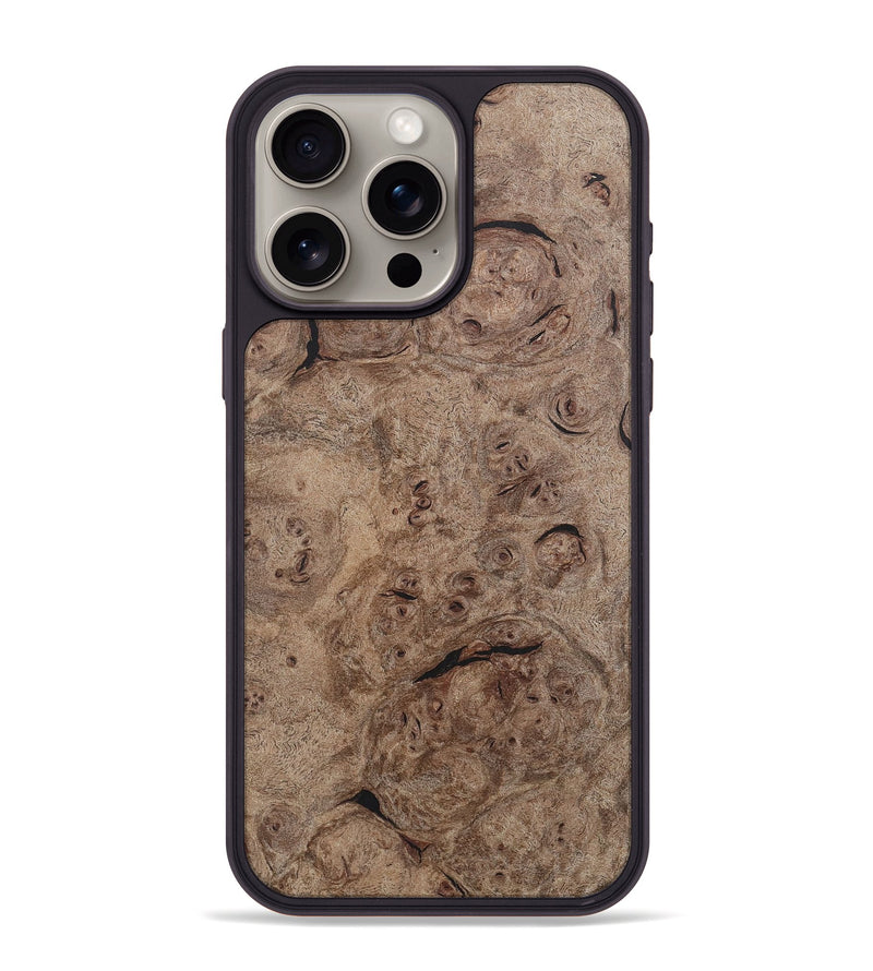 iPhone 15 Pro Max Wood Phone Case - Fredrick (Wood Burl, 724852)