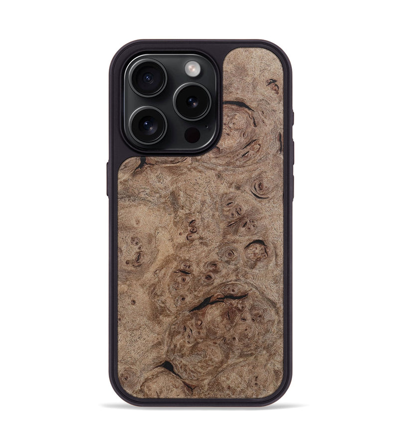 iPhone 15 Pro Wood Phone Case - Fredrick (Wood Burl, 724852)