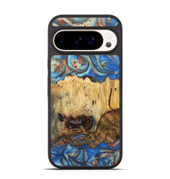 Pixel 9 Pro Wood Phone Case - Fred (Teal & Gold, 724978)