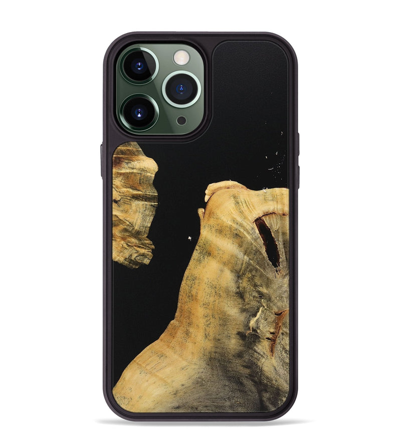 iPhone 13 Pro Max Wood Phone Case - Dale (Pure Black, 725002)