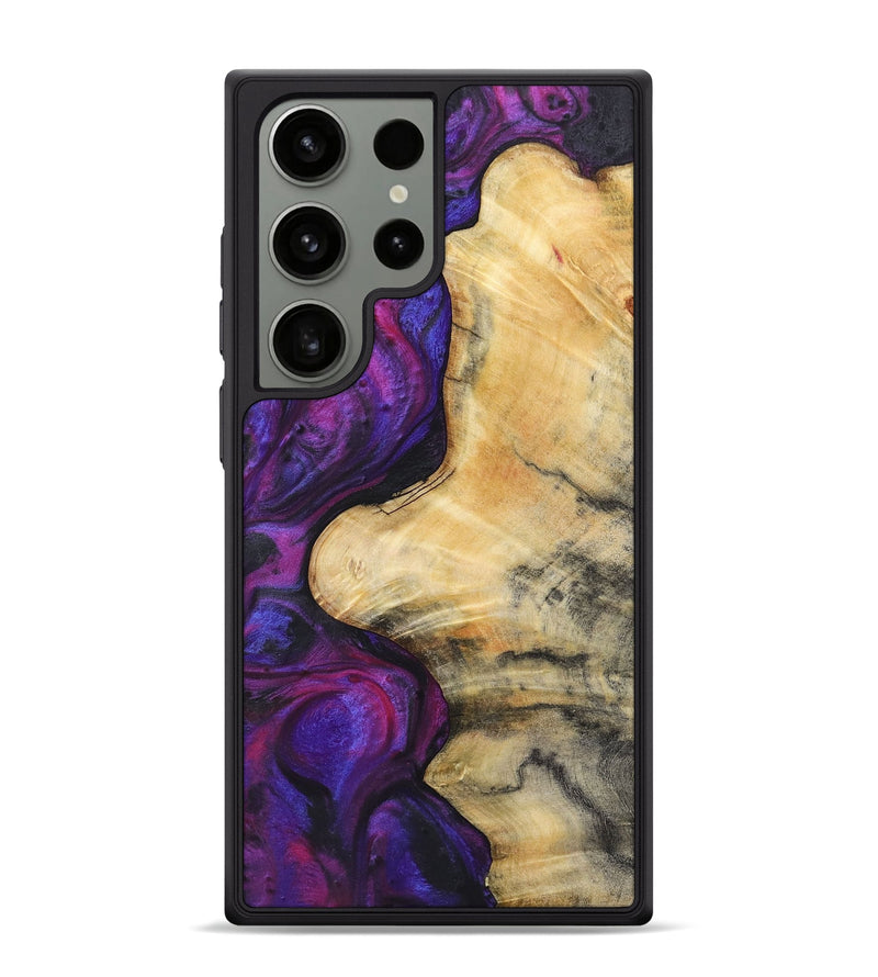 Galaxy S24 Ultra Wood Phone Case - Daxton (Purple, 725055)