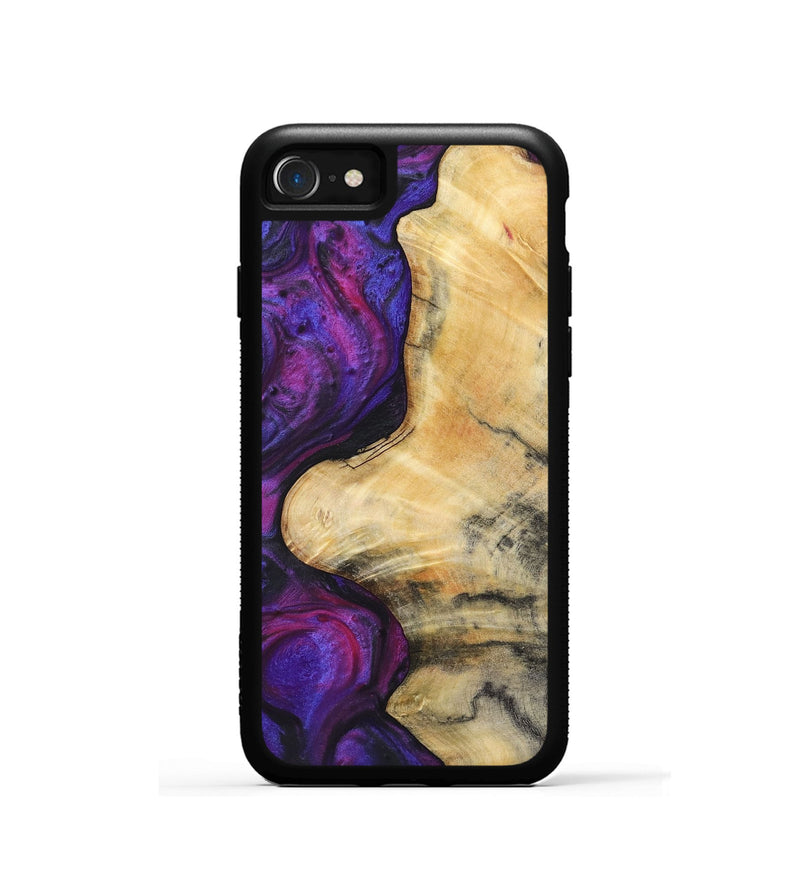 iPhone SE Wood Phone Case - Daxton (Purple, 725055)