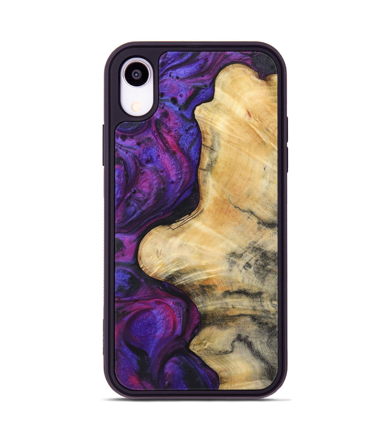 iPhone Xr Wood Phone Case - Daxton (Purple, 725055)