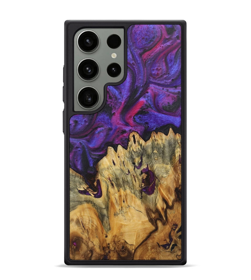 Galaxy S24 Ultra Wood Phone Case - Cheyanne (Purple, 725060)