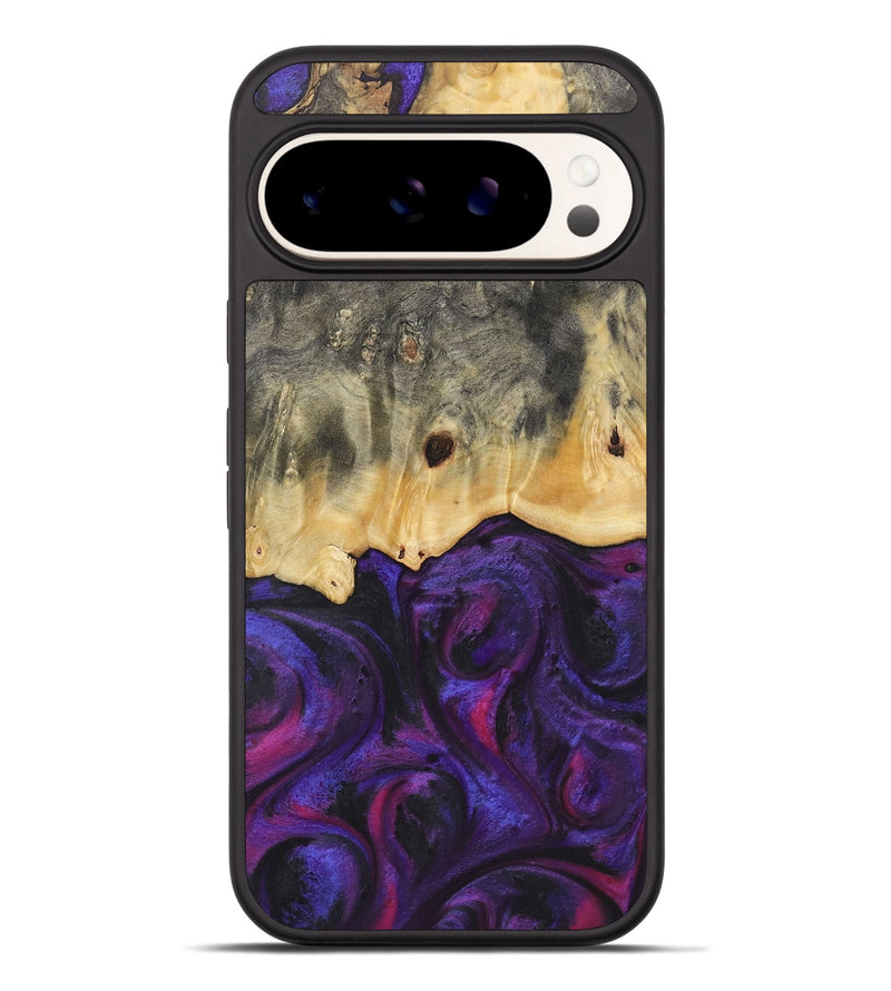 Pixel 9 Pro XL Wood Phone Case - Yahir (Purple, 725061)