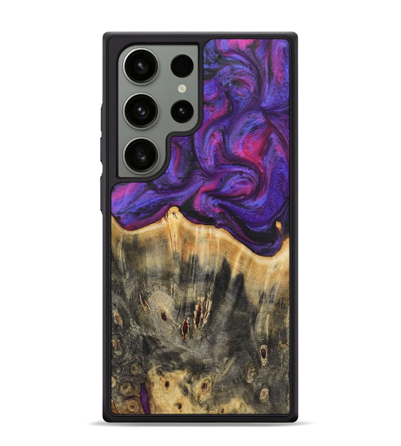 Galaxy S24 Ultra Wood Phone Case - Rhett (Purple, 725062)