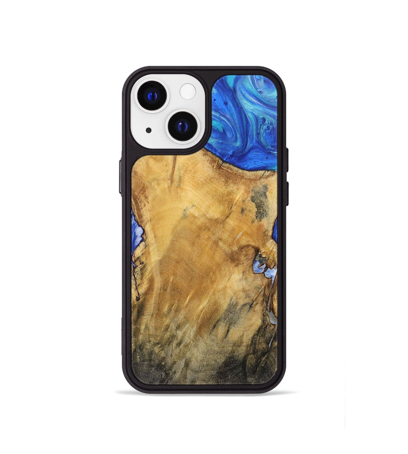 iPhone 13 mini Wood Phone Case - Arturo (Blue, 725131)