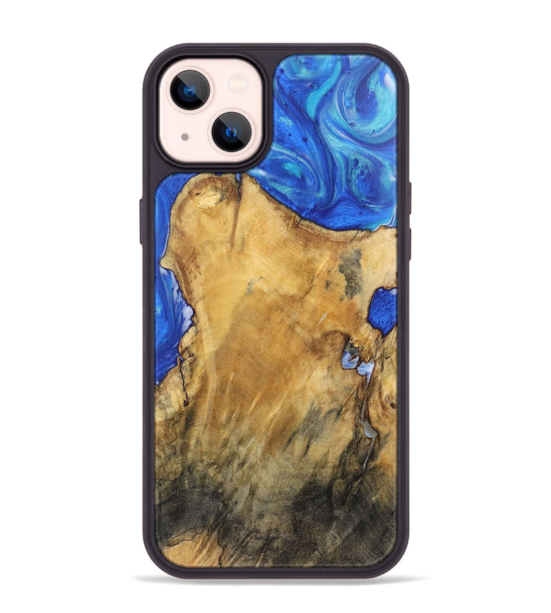 iPhone 14 Plus Wood Phone Case - Arturo (Blue, 725131)