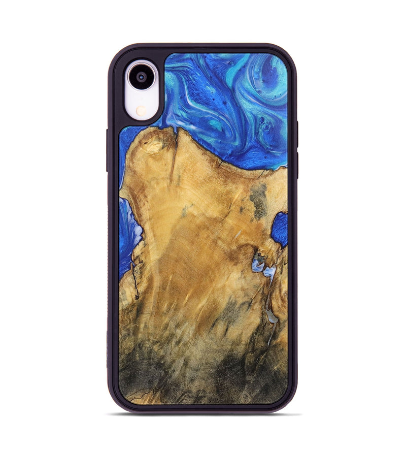 iPhone Xr Wood Phone Case - Arturo (Blue, 725131)