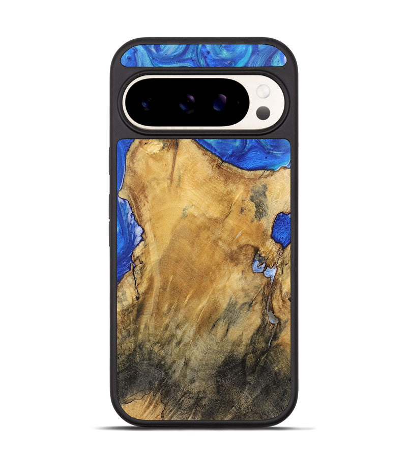 Pixel 9 Wood Phone Case - Arturo (Blue, 725131)