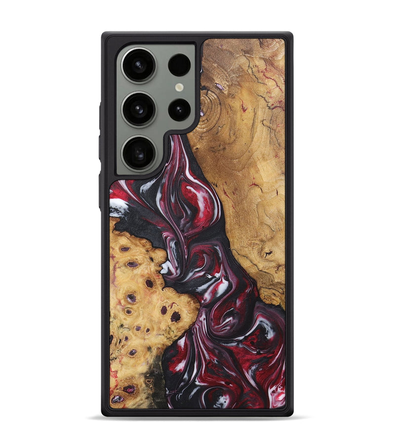 Galaxy S24 Ultra Wood Phone Case - Trevor (Red, 725145)