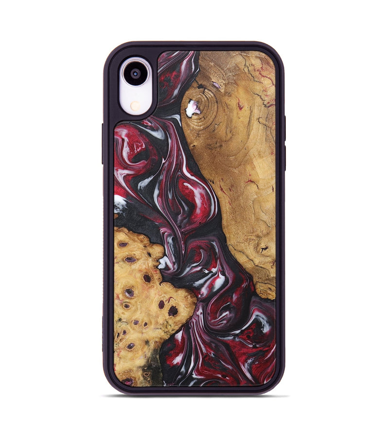 iPhone Xr Wood Phone Case - Trevor (Red, 725145)