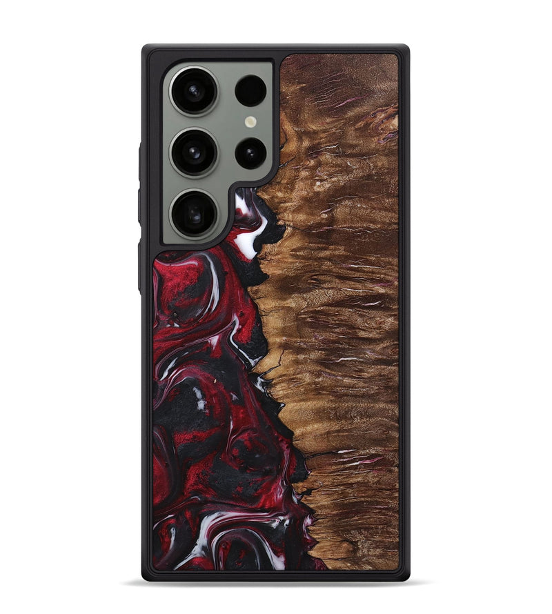 Galaxy S24 Ultra Wood Phone Case - Terrell (Red, 725147)