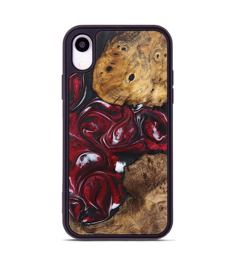 iPhone Xr Wood Phone Case - Cyrus (Red, 725155)