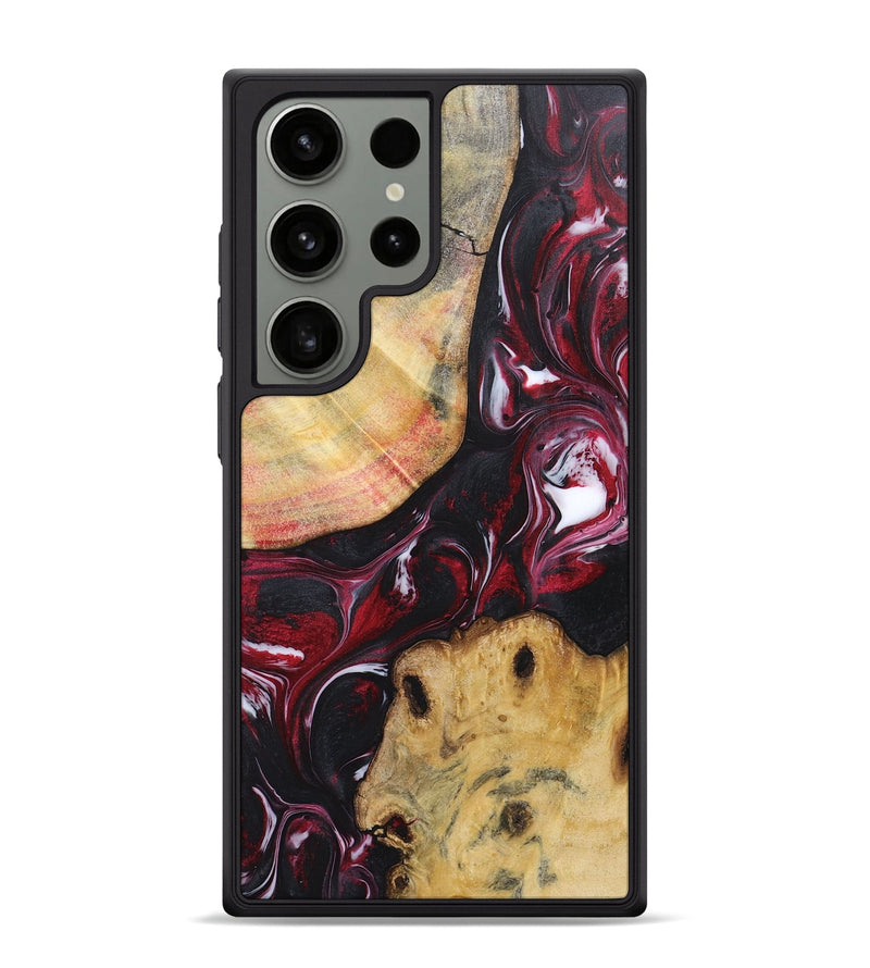 Galaxy S24 Ultra Wood Phone Case - Ivy (Red, 725158)