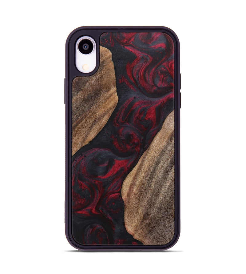 iPhone Xr Wood Phone Case - Landon (Red, 725164)