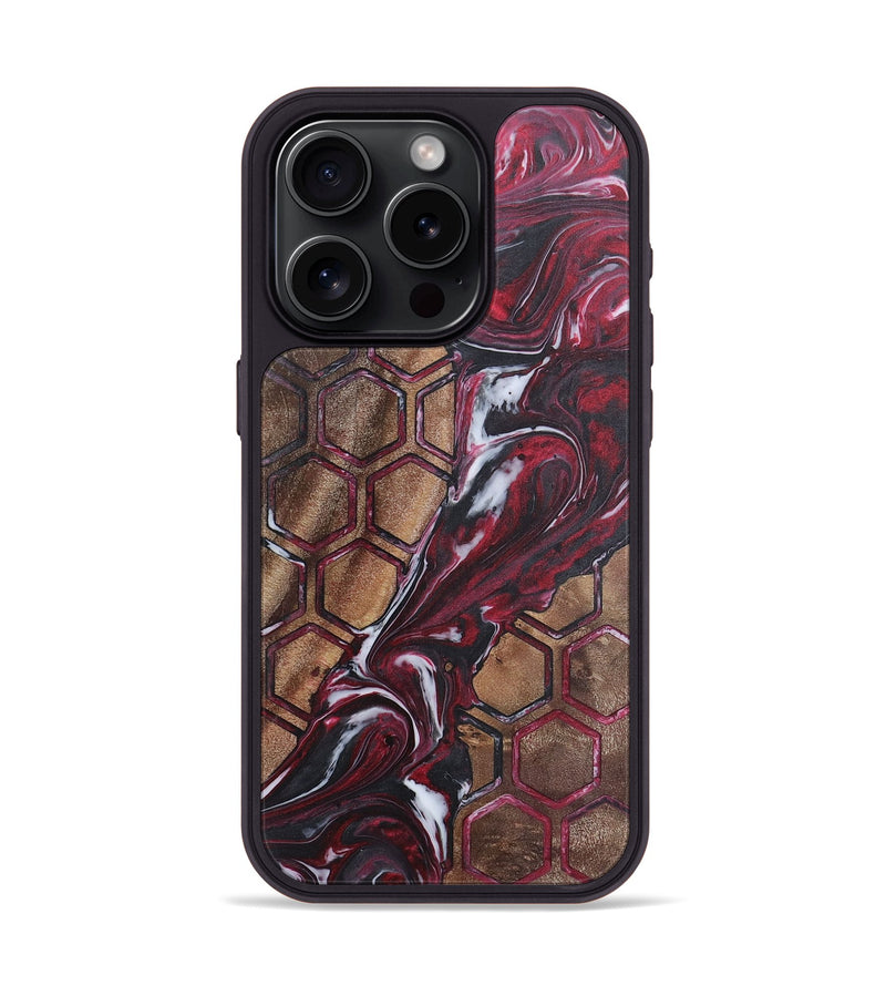 iPhone 15 Pro Wood Phone Case - Glenda (Pattern, 725170)