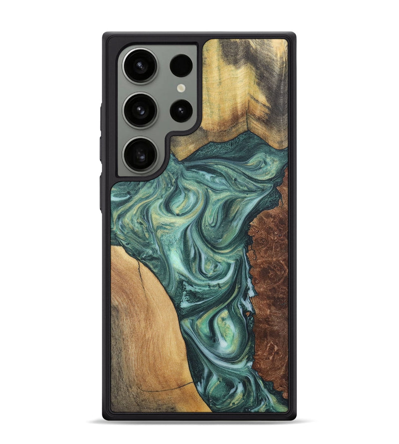 Galaxy S24 Ultra Wood Phone Case - Ralph (Green, 725213)