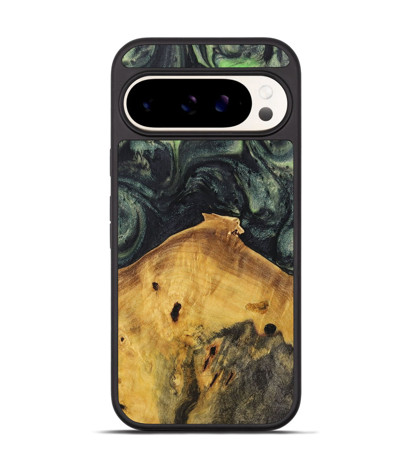 Pixel 9 Wood Phone Case - Quinn (Green, 725219)