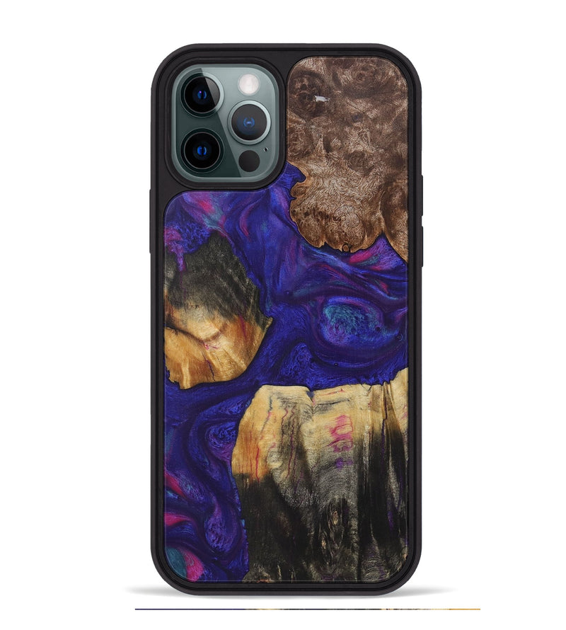 iPhone 12 Pro Max Wood Phone Case - Kane (Purple, 725245)