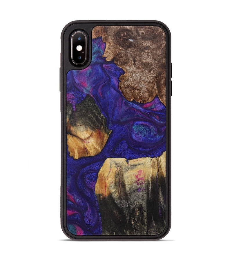 iPhone Xs Max Wood Phone Case - Kane (Purple, 725245)