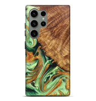 Galaxy S24 Ultra Wood Live Edge Phone Case - Kaitlyn (Green, 725257)